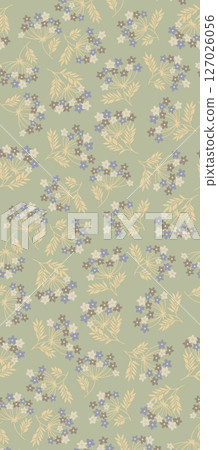 Graceful Floral Pattern Compilation for Home Decor 127026056