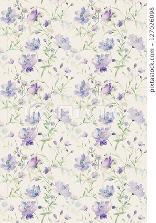 Graceful Floral Pattern Compilation for Home Decor 127026098
