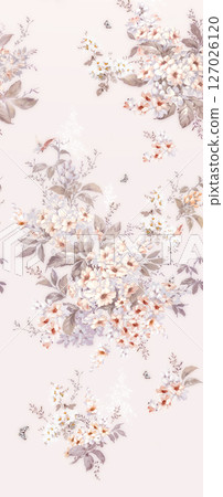 Artistic Botanical Print Set for Creative Design 127026120