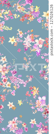 Artistic Botanical Print Set for Creative Design 127026126