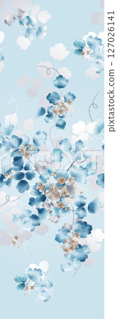 Artistic Botanical Print Set for Creative Design 127026141
