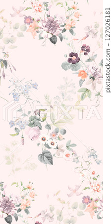 Artistic Botanical Print Set for Creative Design 127026181
