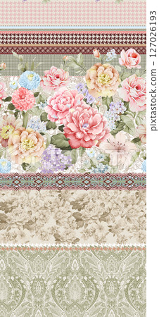 Artistic Botanical Print Set for Creative Design 127026193