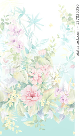 Stylish Flower Pattern Series for Creative Spaces 127026350