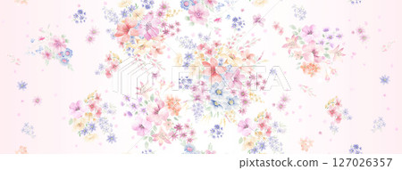 Stylish Flower Pattern Series for Creative Spaces 127026357