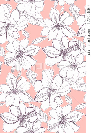 Stylish Flower Pattern Series for Creative Spaces 127026365