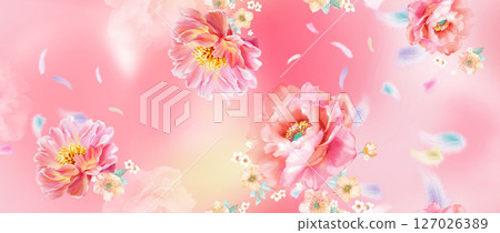 Stylish Flower Pattern Series for Creative Spaces 127026389