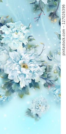 Stylish Flower Pattern Series for Creative Spaces 127026396