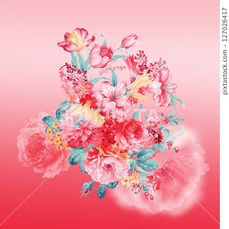 Stylish Flower Pattern Series for Creative Spaces Stylish Flower Pattern Series for Creative Spaces 127026417