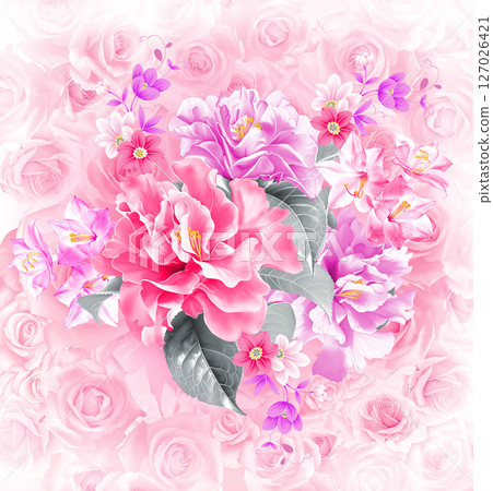 Stylish Flower Pattern Series for Creative Spaces 127026421