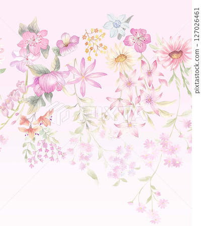 Serene Botanical Pattern Collection for Calming Decor 127026461