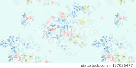 Serene Botanical Pattern Collection for Calming Decor Serene Botanical Pattern Collection for Calming Decor 127026477