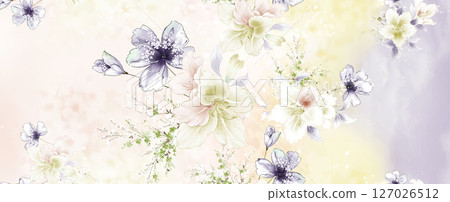 Serene Botanical Pattern Collection for Calming Decor Serene Botanical Pattern Collection for Calming Decor 127026512