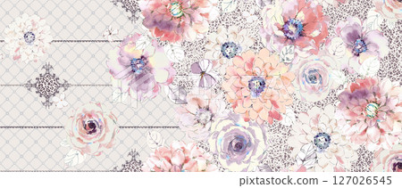Serene Botanical Pattern Collection for Calming Decor Serene Botanical Pattern Collection for Calming Decor 127026545