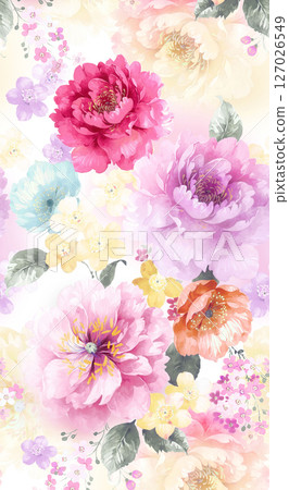 Serene Botanical Pattern Collection for Calming Decor 127026549