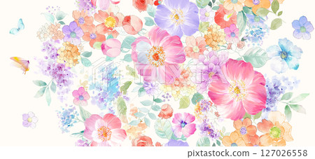 Serene Botanical Pattern Collection for Calming Decor Serene Botanical Pattern Collection for Calming Decor 127026558