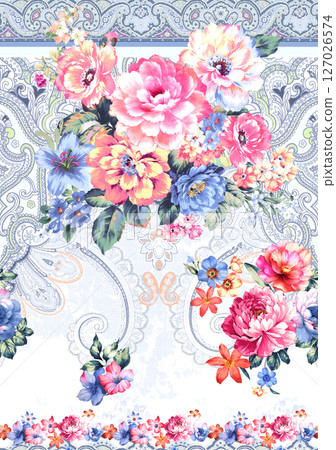 Serene Botanical Pattern Collection for Calming Decor 127026574