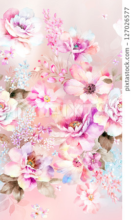 Serene Botanical Pattern Collection for Calming Decor Serene Botanical Pattern Collection for Calming Decor 127026577