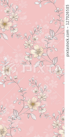 Serene Botanical Pattern Collection for Calming Decor 127026585