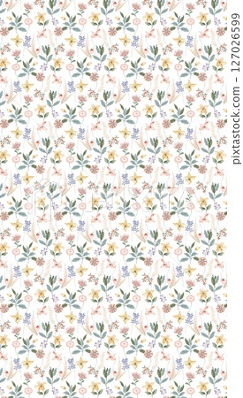 Serene Botanical Pattern Collection for Calming Decor 127026599