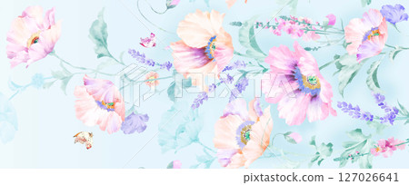 Serene Botanical Pattern Collection for Calming Decor Serene Botanical Pattern Collection for Calming Decor 127026641