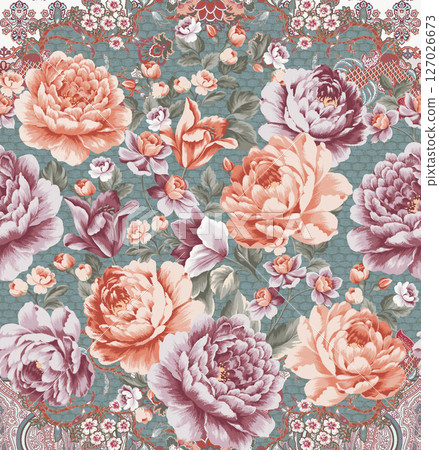 Lovely Flower Pattern Assortment for Creative Aesthetics 127026673