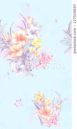 Lovely Flower Pattern Assortment for Creative Aesthetics Lovely Flower Pattern Assortment for Creative Aesthetics 127026683