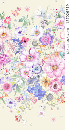 Lovely Flower Pattern Assortment for Creative Aesthetics Lovely Flower Pattern Assortment for Creative Aesthetics 127026719