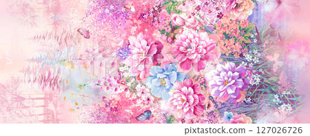 Lovely Flower Pattern Assortment for Creative Aesthetics 127026726