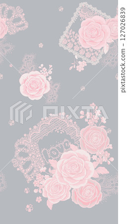 Handpainted Watercolor Floral Pattern Collection Handpainted Watercolor Floral Pattern Collection 127026839