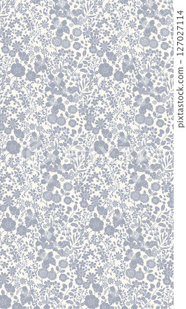 Whimsical Handdrawn Watercolor Floral Designs 127027114