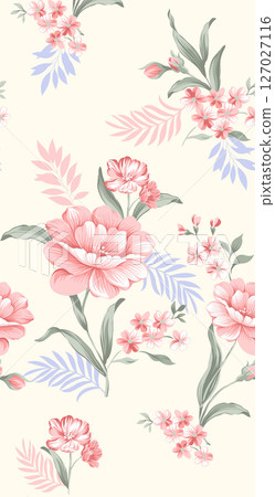 Whimsical Handdrawn Watercolor Floral Designs Whimsical Handdrawn Watercolor Floral Designs 127027116
