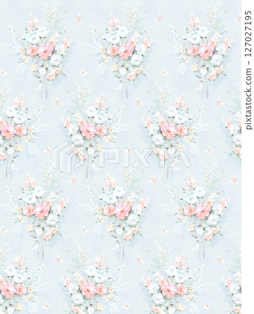 Delicate Watercolor Flower Pattern Series Delicate Watercolor Flower Pattern Series 127027195