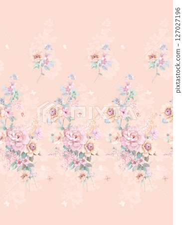Delicate Watercolor Flower Pattern Series Delicate Watercolor Flower Pattern Series 127027196