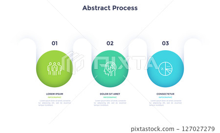 Modern Business Illustration Infographic Template Modern Business Illustration Infographic Template 127027279