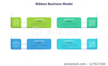 Modern Business Illustration Infographic Template Modern Business Illustration Infographic Template 127027280