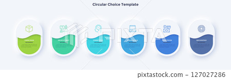Modern Business Illustration Infographic Template 127027286