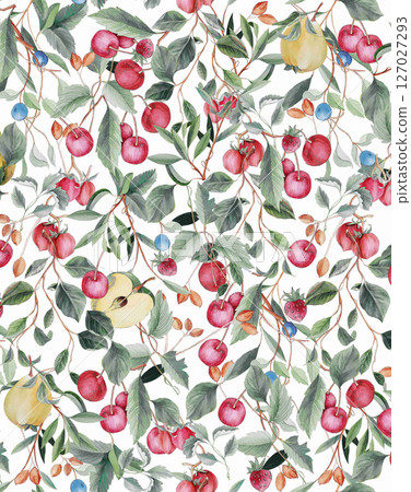 Charming Watercolor Floral Motif Collection Charming Watercolor Floral Motif Collection 127027293