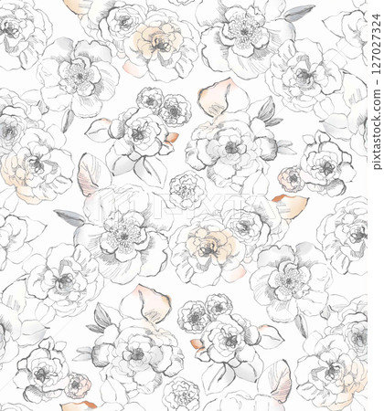 Charming Watercolor Floral Motif Collection Charming Watercolor Floral Motif Collection 127027324