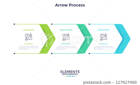 Modern Business Illustration Infographic Template Modern Business Illustration Infographic Template 127027400