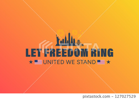 Let Freedom Ring United We Stand Poster Let Freedom Ring United We Stand Poster 127027529