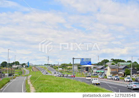 桶川市的風景、上尾道路、17號國道、道之站（埼玉縣） 127028548