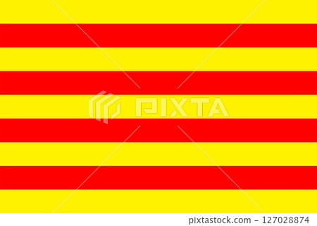 Flag of the autonomous region of Catalonia 127028874