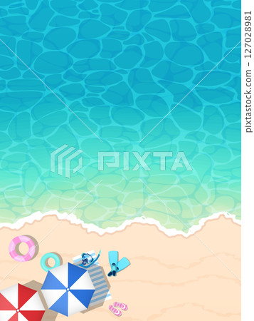 美麗的大海和海岸線 127028981