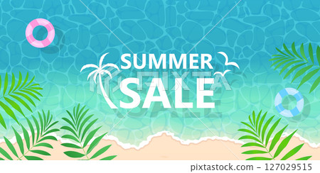 Beautiful sea and shoreline 127029515