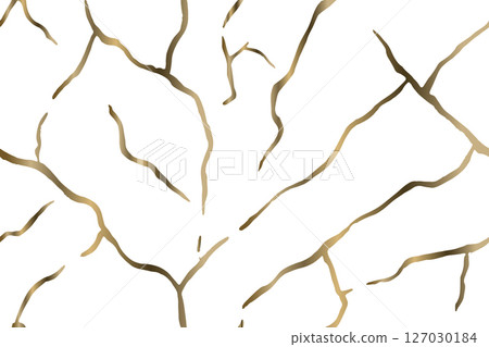 Golden Kintsugi crack texture overlay background. Distressed ckackle trendy minimalist wallpaper texture. Golden Kintsugi crack texture overlay background. Distressed ckackle trendy minimalist wallpaper texture. 127030184