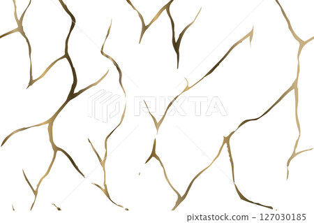 Golden Kintsugi crack texture overlay background. Distressed ckackle trendy minimalist wallpaper texture. Golden Kintsugi crack texture overlay background. Distressed ckackle trendy minimalist wallpaper texture. 127030185