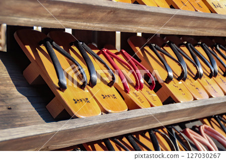 Kinosaki Onsen Station - Geta Donation Board / Imazu Hieda, Kinosaki Town, Toyooka City, Hyogo Prefecture Kinosaki Onsen Station - Geta Donation Board / Imazu Hieda, Kinosaki Town, Toyooka City, Hyogo Prefecture 127030267