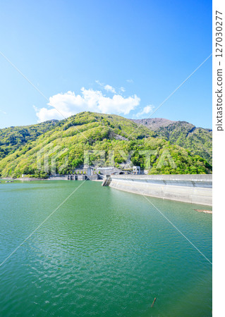 Nakado Dam in early summer, Matsumoto City, Nagano Prefecture Nakado Dam in early summer, Matsumoto City, Nagano Prefecture 127030277