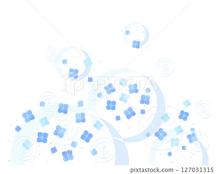 Hydrangea background illustration 127031315